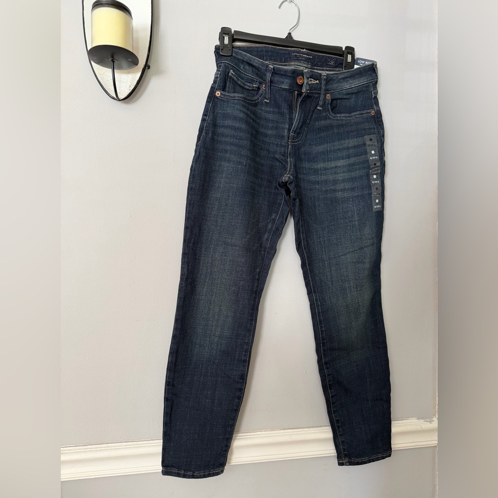 NWT Lucky Brand Low Rise Blue Denim Ankle Jeans